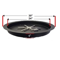 24-In Inner Diameter Pan, 14 Gauge