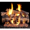 Real Fyre Gnarled Split Oak Gas Logs with Burner Kit Options