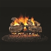 Real Fyre Burnt Split Oak 24-in Gas Logs with Burner Kit Options