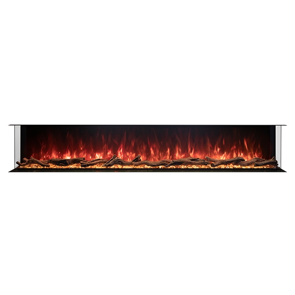 Modern Flames 96" Landscape Pro Multi-Sided Built-in/Wall Mount Electric Fireplace