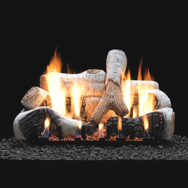 White Mountain Hearth 30-in Birch Ceramic Fiber Vent-Free Logs Only