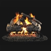 Real Fyre Pioneer Oak 24-in Gas Logs with Burner Kit Options