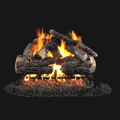 Real Fyre Pioneer Oak 30-in Gas Logs Only