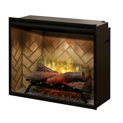 Dimplex Revillusion Herringbone 30" Built-in Electric Firebox (RBF30-FG)