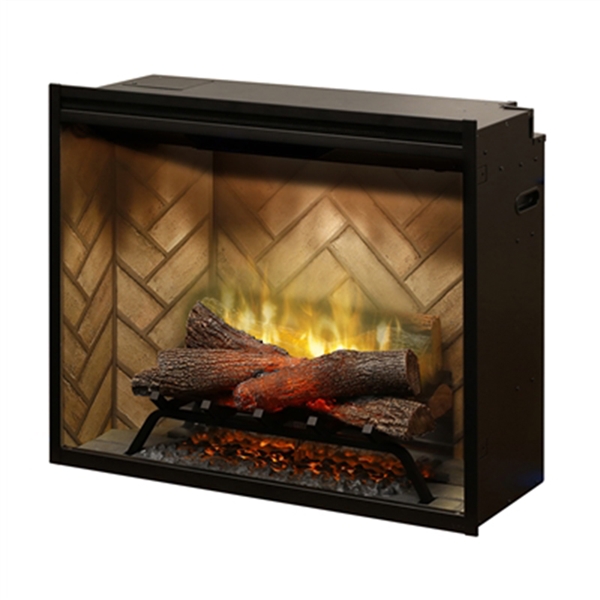 Dimplex Revillusion Herringbone 30" Built-In Electric Firebox (RBF30)