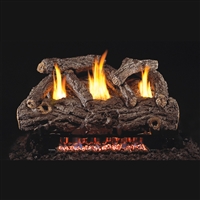 Real Fyre Golden Oak Designer 24-in Vent-Free Gas Logs with G9 Burner Kit Options