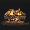 Real Fyre Red Oak 24-in Gas Logs with Burner Kit Options