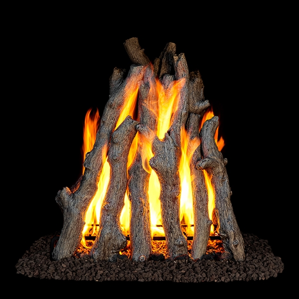 Real Fyre Rural Aged Oak Rumford Style 18/20" Gas Logs Only