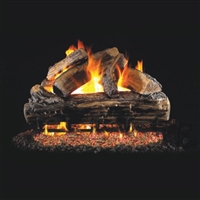 Real Fyre Split Oak 24-in Gas Logs With Burner Kit Options