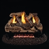 Real Fyre Split Oak 20-in Vent Free Gas Logs with G9 Burner Kit Options