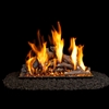 Real Fyre Shoreline Designer Oak 24-in with P45 Burner Kits