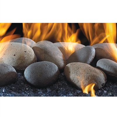 Real Fyre River Rocks with 24-in P45 Burner