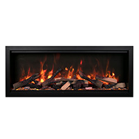 Amantii Symmetry Bespoke 50" Built-in Linear Electric Fireplace