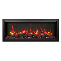 Amantii Symmetry Xtra Tall Bespoke 74" Built-in Linear Electric Fireplace