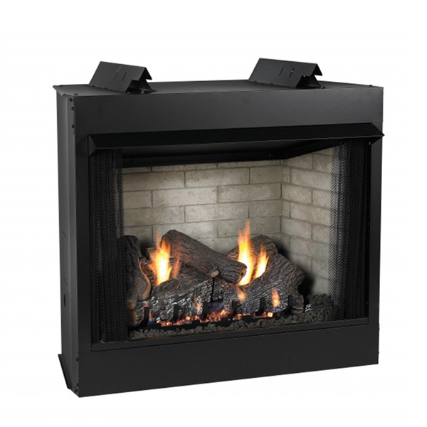 Empire Jefferson Vent-Free Firebox, Deluxe 42 Circulating Flush Front, Refractory Liner