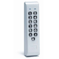 Linear 212iLM-AL Indoor / Outdoor Mullion-mount Weather Resistant Keypad, aluminum