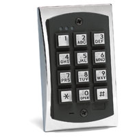 Linear 2000eM 2000 Series eM Style Flush-mount Durable Metal Access Control Keypad