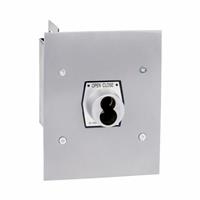 1KF-SLF NEMA 1 Interior Tamperproof OPEN-CLOSE S Type Large Format Cylinder Key Switch Flush Mount