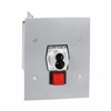 1KFS-SLF NEMA 1 Interior Tamperproof OPEN-CLOSE S Type Large Format Key Switch with Stop Button Flush Mount