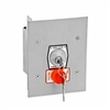 1KFSX Exterior Tamperproof OPEN-CLOSE Key Switch with Stop Button Flush Mount