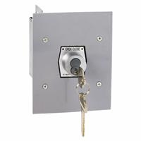 1KFX-CC Exterior Tamperproof OPEN-CLOSE Changeable Core Cylinder Key Switch Flush Mount