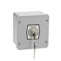 1KX NEMA 4 Exterior Tamperproof OPEN-CLOSE Key Switch Surface Mount