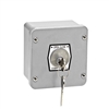 1KX-CC NEMA 4 Exterior Tamperproof OPEN-CLOSE Changeable Core Cylinder Key Switch Surface Mount