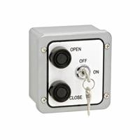 2BXL NEMA 4 Exterior Two Button with Lockout Surface Mount Control Station