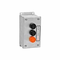 3B4X-SS NEMA 4X Exterior Three Button Surface Mount Control Station in Stainless Steel Enclosure