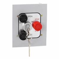 3BFL-BC NEMA 1 Interior Three Button with Best Cylinder or Equivalent Lockout Flush Mount Control Station