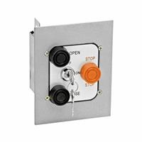 3BFLX Exterior Three Button with Lockout Flush Mount Control Station