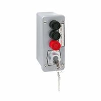 3BLM-BC NEMA 4 Exterior Three Button with Best Cylinder or Equivalent Lockout Surface Mount Control Station