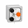 3BXL NEMA 4 Exterior Three Button with Lockout Surface Mount Control Station