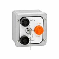 3BXL NEMA 4 Exterior Three Button with Lockout Surface Mount Control Station