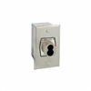 HBF-SLF NEMA 1 Interior OPEN-CLOSE S-Type Large Format Key Switch in Single Gang Back Box Flush Mount