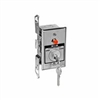 HBFST NEMA 1 Interior Tamperproof OPEN-CLOSE Key Switch with Stop Button in Single Gang Back Box Flush Mount