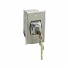 HBFX-BC Exterior OPEN-CLOSE Best Cylinder or Equivalent Key Switch in Single Gang Back Box Flush Mount