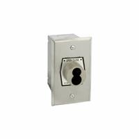 HBFX-SLF Exterior OPEN-CLOSE S-Type Large Format Key Switch in Single Gang Back Box Flush Mount