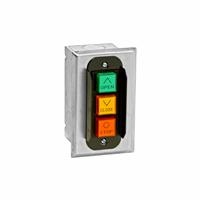 PBC-3 NEMA 1 Three Button Interior Flush Mount Control Station