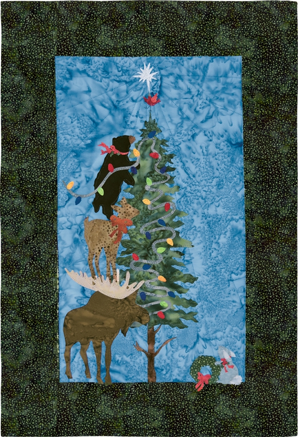 O' Christmoose Tree Applique Pattern (Kx12)