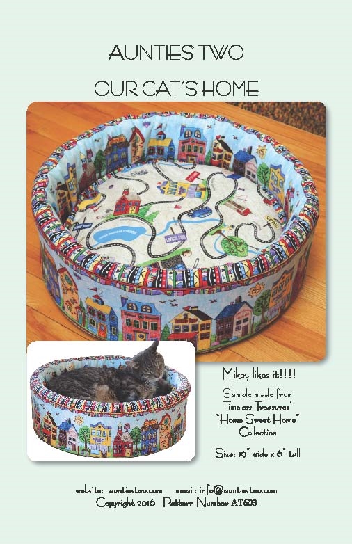 Our Cats Home Pattern by Aunties Two