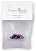 Snow Bud block five embellishment kit with beads and Angelina Fibers