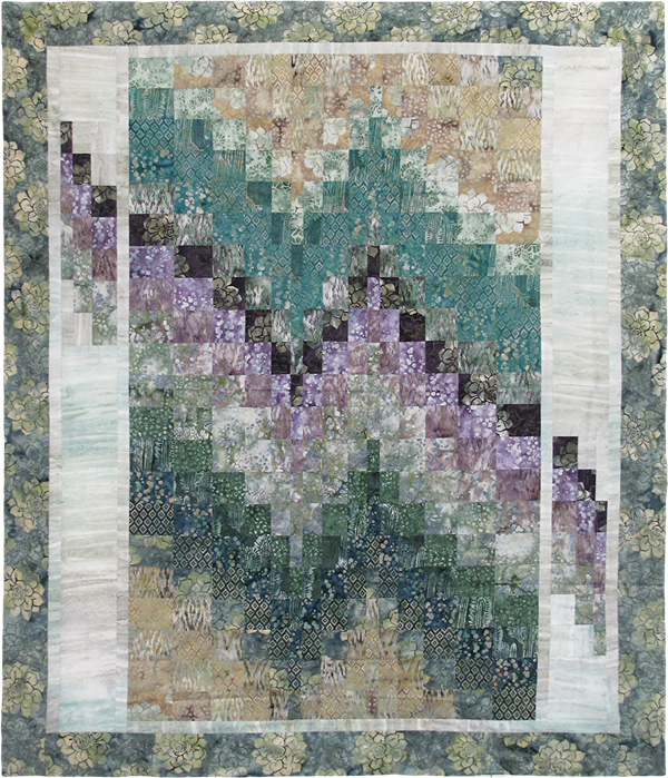 Desert Mirage Bargello Pieced Quilt Pattern Instructions