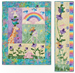 Traditional fabric kit for Once in a Lullaby applique quilt design and growth chart.