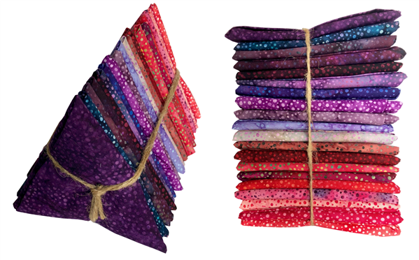 Hoffman 885 Batik Purples/Pinks Fat Quarter Bundle (20 pieces) - SOLD OUT!