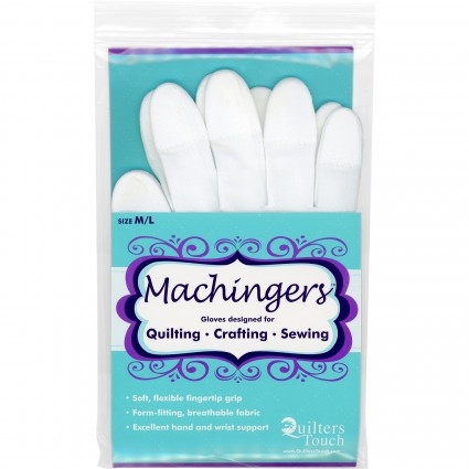 Image of Machingers package of quilting gloves.