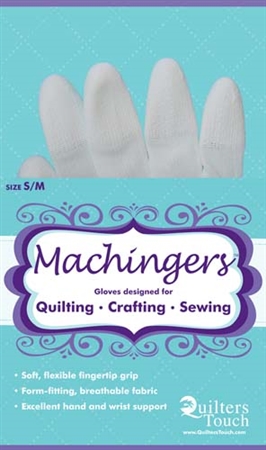 Image of Machingers package of quilting gloves.