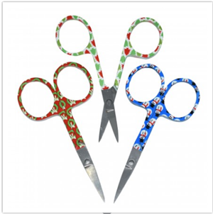 These adorable scissors will brighten your holiday season while you work on your projects