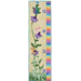 Watch your little one grow with this darling growth chart, featuring flowers with a bear, bunny and turtle.