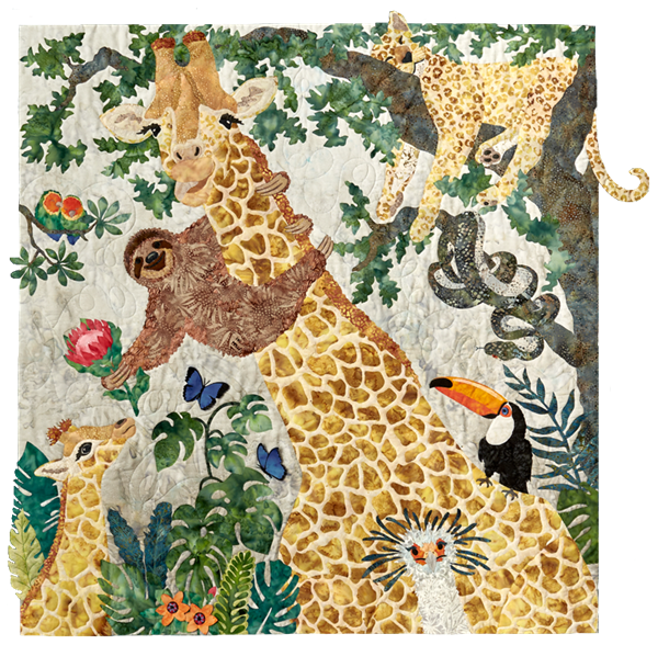 Wild About You - Center Block Laser Cut Fabric Kit - Sold Out